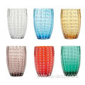 New design Colored glass for drinking glasses